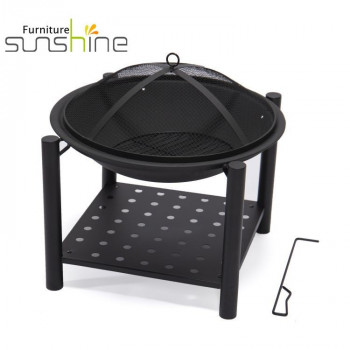 Modern Designs Outdoors Firepit Wood Burning Stoves Portable Patio Heater With Cover