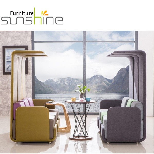 Modern Sofa Set Simple Sofa Furniture Area Reception Combination Office Booth Sofa For Meeting