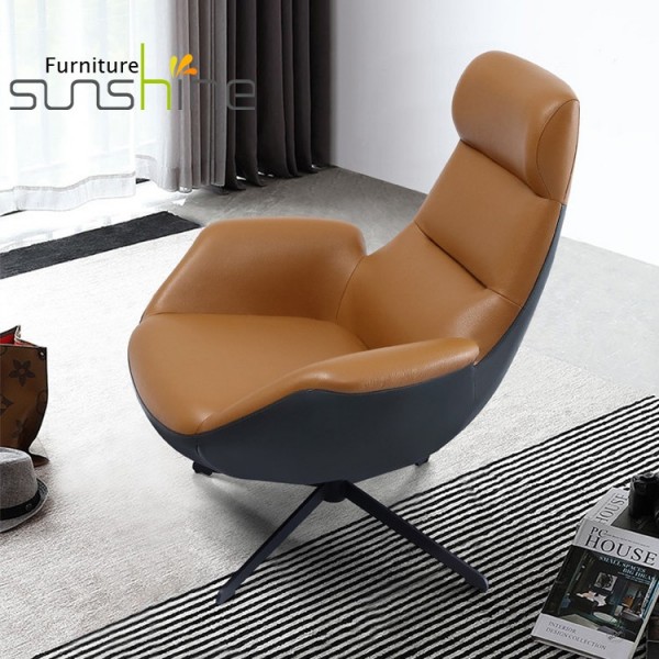Boss Executive Pu Leather Office Chair 1 Seat Leather Leisure Single Sofa Leather Chair