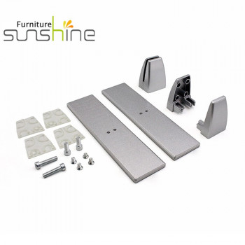 New Product Aluminium Clamps Adjustable Desk Partition Bracket Clip Holder Clamp With Base