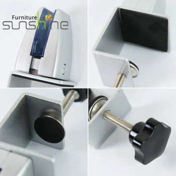 Factory Manufacture Glass Holder Clamp Screen Brackets Aluminium Fixed Fitting