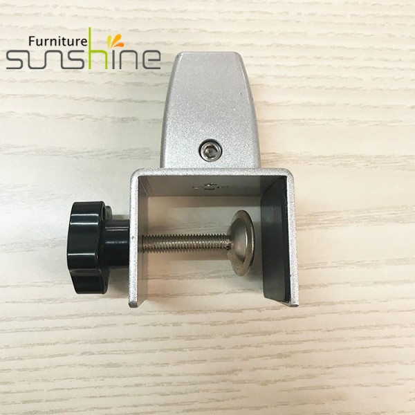 Sunshine Office Screen Partition Clamp Glass Table Screen Holder Fixing Clip Partition Clip With Scr