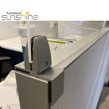 Sunshine Office Screen Partition Clamp Glass Table Screen Holder Fixing Clip Partition Clip With Scr