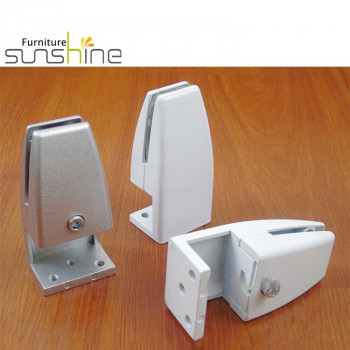 Aluminum Alloy Office Table Desk Anti-spray Glass Clamp Partition Support Bracket