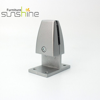 Aluminum Alloy Movable Glass Removable Partitions Bracket Support Screen Glass Clip For Furniture