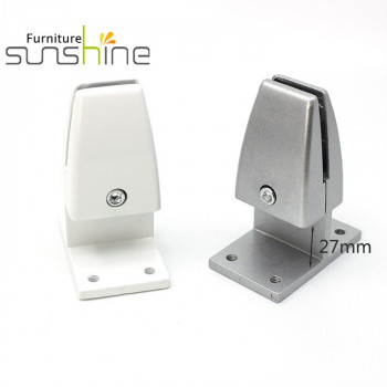 Aluminum Shelf Clip Clamps Shower Screen Fixing Bracket Panel Holder Partition Panel Glass Clip