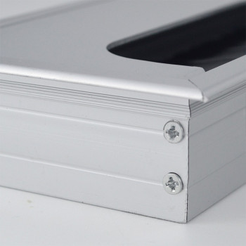 Metal Grommets Cover Aluminum Office Desk Cable Hairbrush Wire Grommet Box For Office Desk