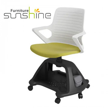 360 Degree Rotation Study Plastic Student Chairs For College Classroom School Training Chair