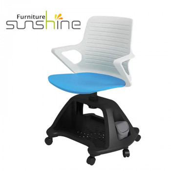 360 Degree Rotation Study Plastic Student Chairs For College Classroom School Training Chair