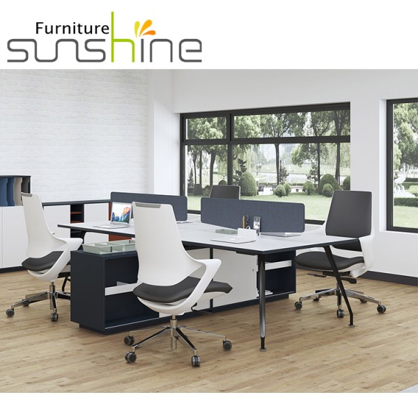 Commercial Office Desk Furniture Wholesale Office Cubicles Office Partition 2/4 Seater Workstation