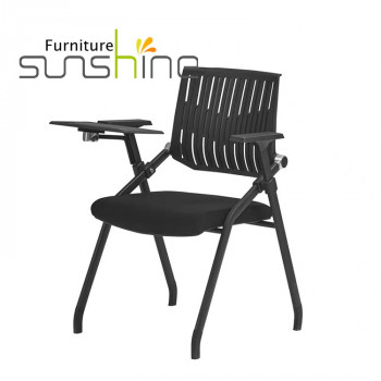 Guangzhou Wholesale Student Chair With Writing Pad Metal School Foldable Training Room Chair