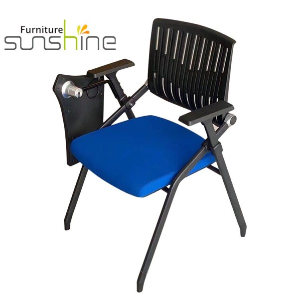 Cadeira para tablet, mobiliário escolar, portátil, cadeira de treinamento de escrita com bloco de escrita