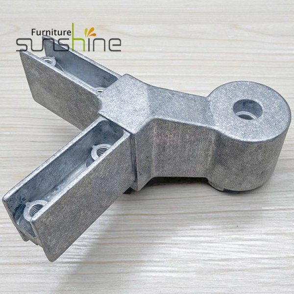 50 Mm Round Pipe Aluminium Alloy Office Furniture Table Frame Connecting Pipe Accessories