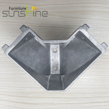 Furniture Connectors Aluminum Alloy Table Frame Metal Connector Desk Frame Connector For Office