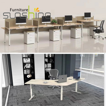 Beidseitige Bank und Schreibtisch, ergonomischer, höhenverstellbarer Arbeitsplatz-Stehschreibtisch