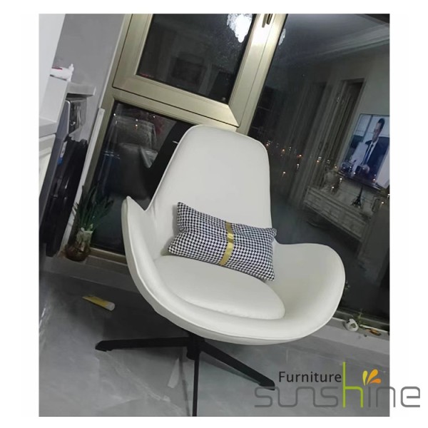 Mobili moderni per divani Comodi divani da ufficio commerciali in pelle nera per 3/4 persone