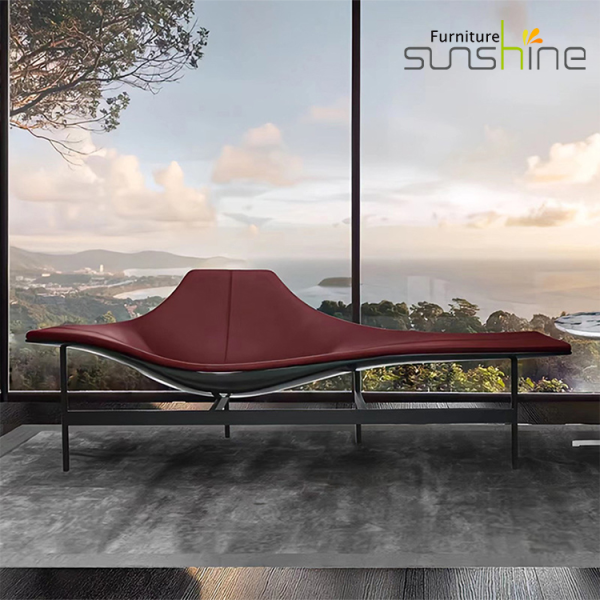 Accueil loisirs meubles concepteur maison hôtel meubles en cuir chambre canapé chaise moderne chaise longue