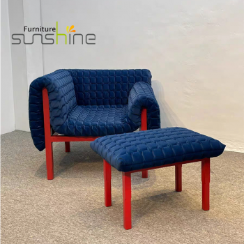 Hotelmöbel Vintage Französischer Loungesessel 3 2 1 Sitz Lazy Boy Polstersofa Stoff Modulares Ecksofa