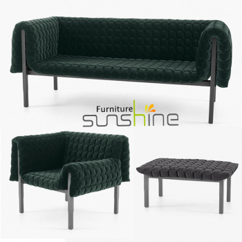 Sofá de diseño moderno para sala de estar, muebles de 3 asientos, cojín de plumas, silla reclinable