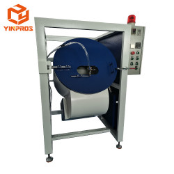 Máquina de pintura de tambor giratorio automático con función de descarga automática para resorte de tornillo remachador