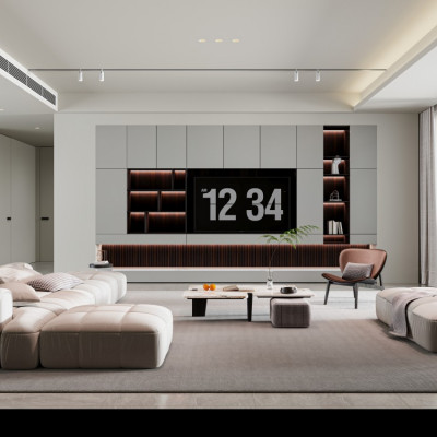 LS-DZDSG002 Custom TV cabinet