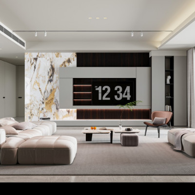 LS-DZDSG003 Custom TV cabinet