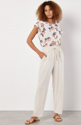 Monkey Palm Print T-Shirt