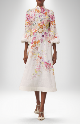 NATURA ROBE BOUTONNÉE KALEIDOSCOPE JARDIN