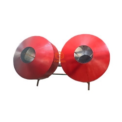 Machine de pulvérisation de laque antiseptique pour bracelet et perles en bois de grande taille, double tambour