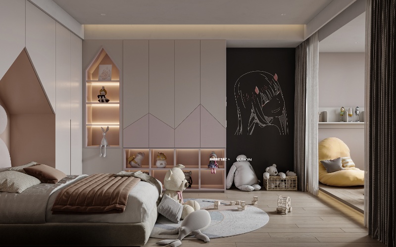 Built-in Kids Wardrobe