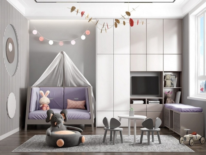 Built-in Kids Wardrobe