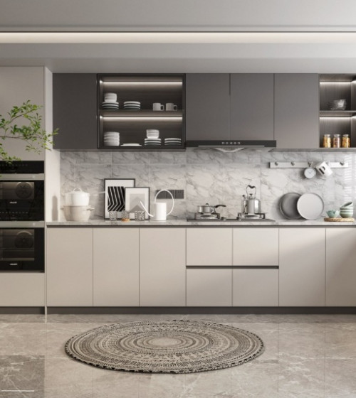 Custom Wood Luxury Kitchen Cabinets