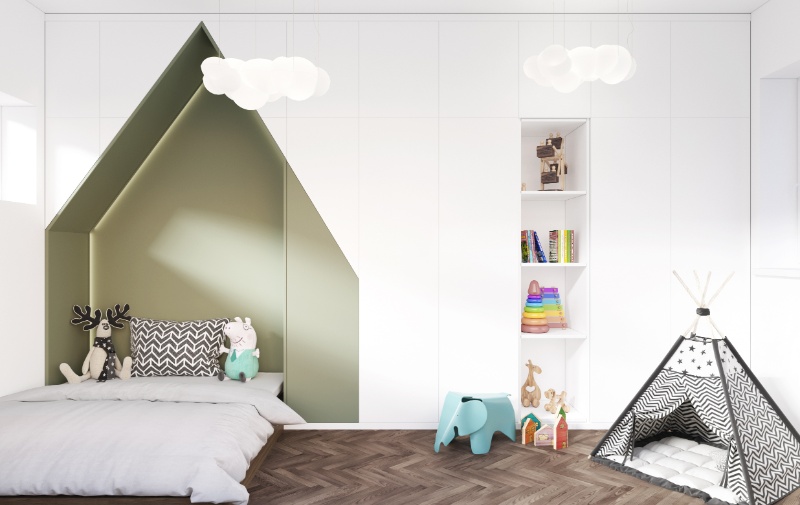 Built-in Kids Wardrobe