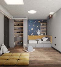 Built-in Kids Wardrobe