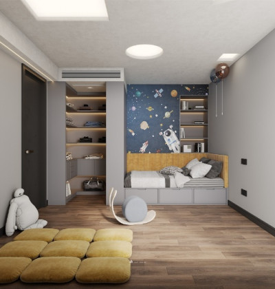 Built-in Kids Wardrobe