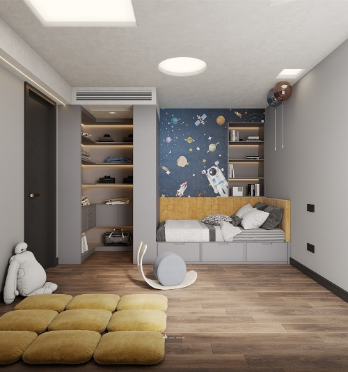 Built-in Kids Wardrobe