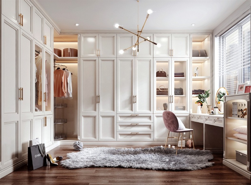 Luxury Custom Walk-In Closet Design