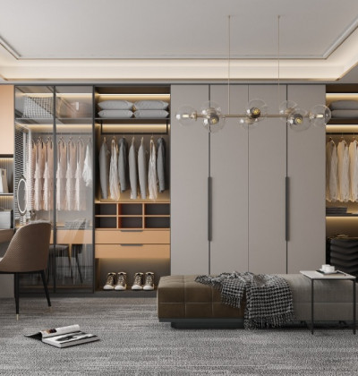 Luxury Custom Walk-In Closet Design