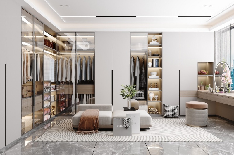 Luxury Custom Walk-In Closet Design