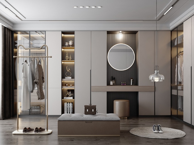 Luxury Custom Walk-In Closet Design