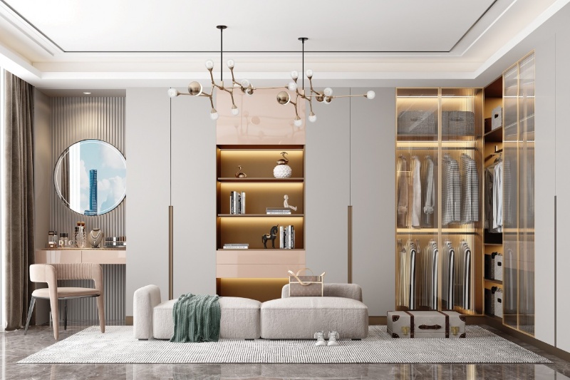 Luxury Custom Walk-In Closet Design