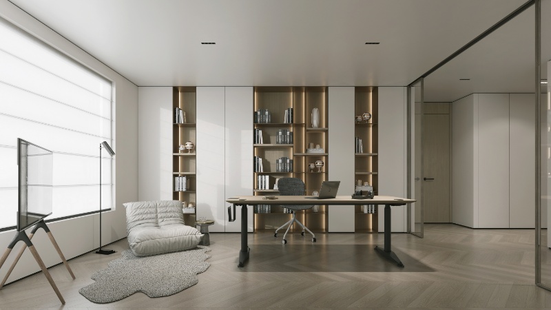 Custom Home Bookshelf Furniture Design and Installation