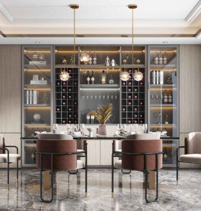 Custom Wine Cabinets and Dining Room Storage Furrniture