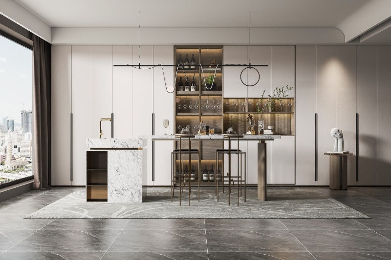Custom Wine Cabinets and Dining Room Storage Furrniture