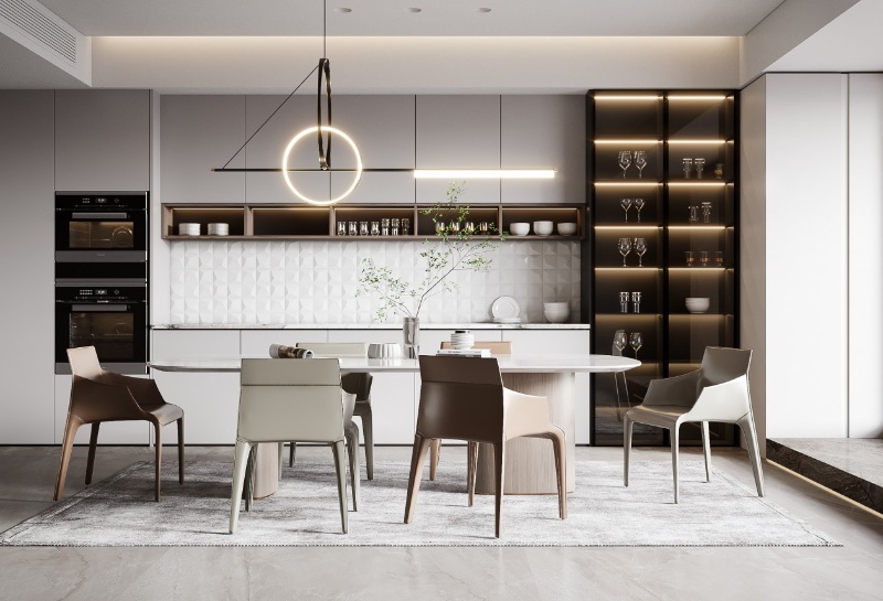 Custom Wine Cabinets and Dining Room Storage Furrniture