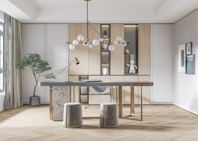 Custom Home Bookshelf Furniture Design and Installation