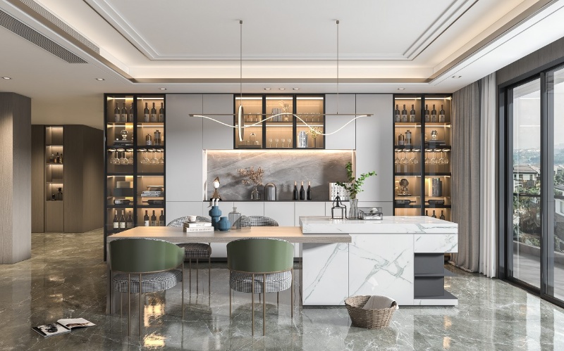 Custom Wine Cabinets and Dining Room Storage Furrniture
