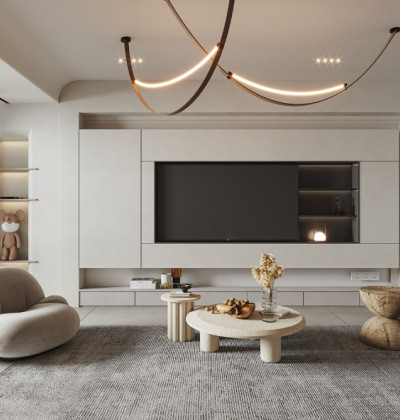 Custom TV Stands for Living Room