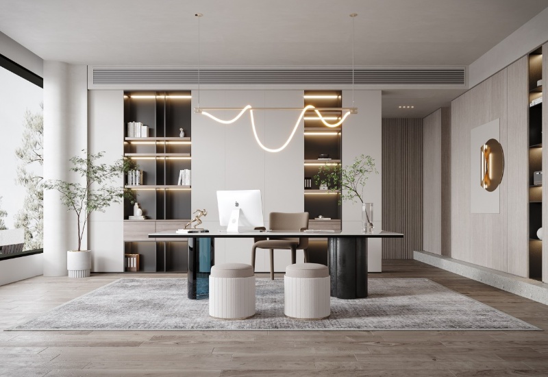 Custom Home Bookshelf Furniture Design and Installation