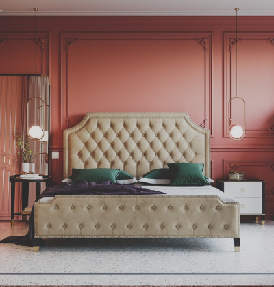 European-style wall paneling